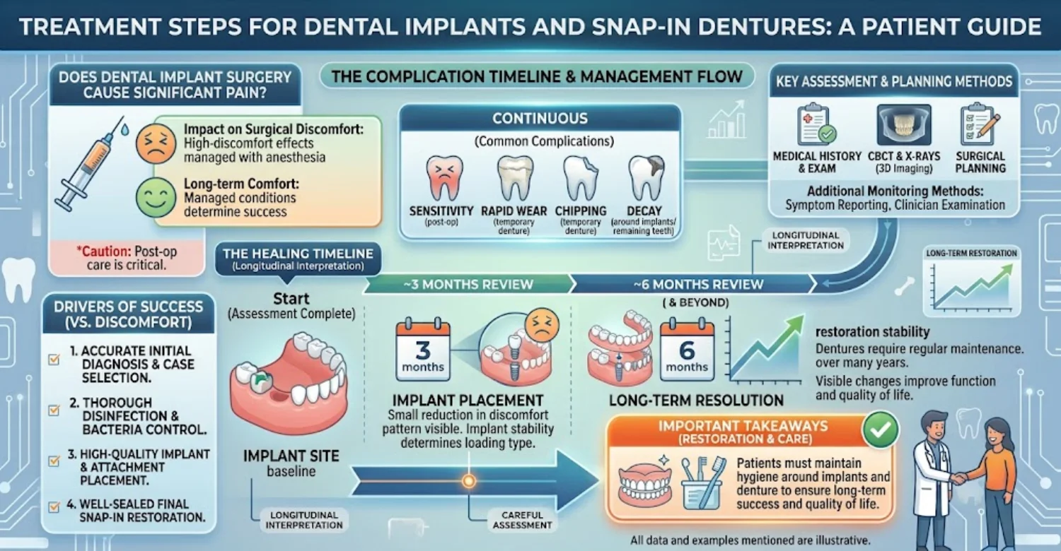 dental implants vs snap in dentures infographic